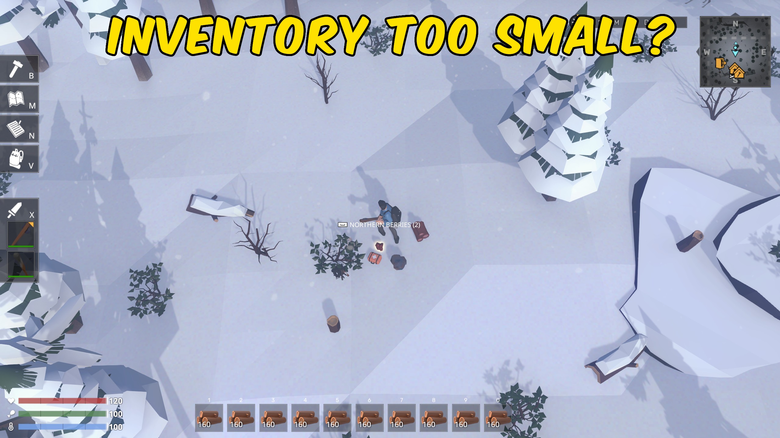Expanded Inventory & Bigger Stacks